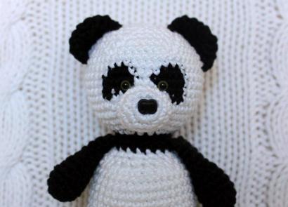 Мастер-класс по вязаной панде Крючком большая панда азиатский автор сколько пряжи